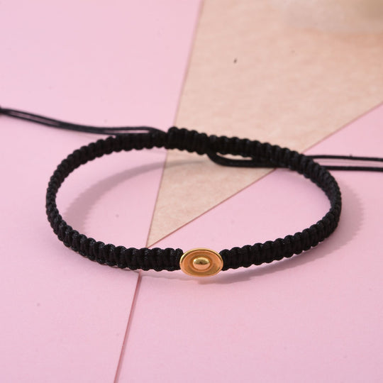 999er Gold, Armband mit Nelke-Motiv, Flexibles (ca. 19 cm)