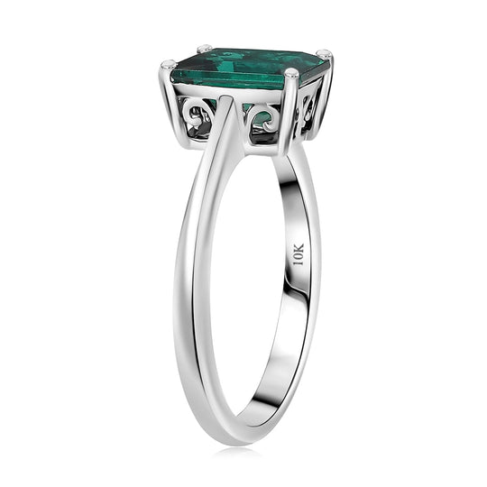 AAA Lab Grown Smaragd AGI zertifiziert Ring 417 Gold (Größe 18.00) ca. 2.50 ct