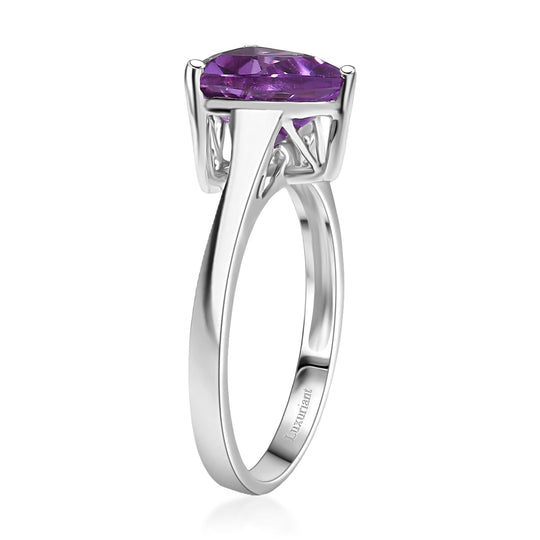 AAA Lab Grown Farbwechsel-Saphir AGI zertifiziert Ring 417 Gold (Größe 18.00) ca. 2.50 ct
