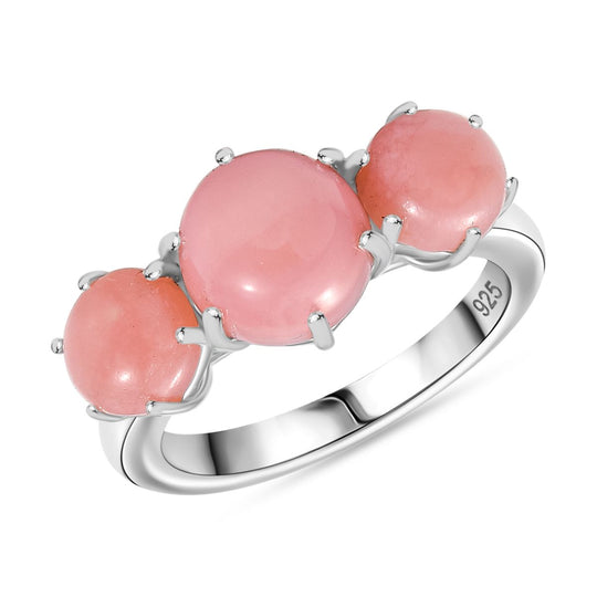 AA Vinicunca-Peruanischer Opal Ring, 925 Silber rhodiniert (Größe 18.00) ca. 3.47 ct