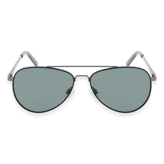 SOLE & LUCE - Swiss Eyewear G. Kelly, Ultra-Polarized Sonnenbrillen UV400, Mattes Gunmetal-Schwarz