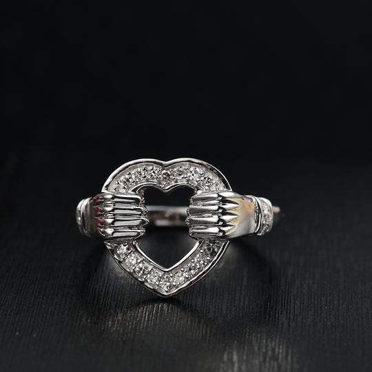 LUXURIANT DIAMOND - Lab Grown Diamant SI-GH Ring 925 Silber 750 Gelbgold Vermeil (Größe 21.00) ca. 0.25 ct