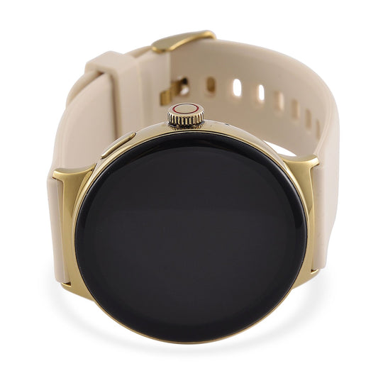 LA99 Smartwatch - 3-in-1 Set, AMOLED Display, Wasserdicht, Bluetooth-Anrufe, GPS-Sportmodi, Gesundheits- und Schlaftracking, OnWear Pro App, CE- & ROHS-zertifiziert, 3,63?cm, Gold