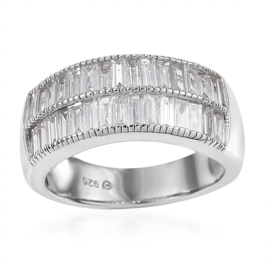 LUXURIANT DIAMOND - Lab Grown Diamant I1-GH Ring 925 Silber (Größe 20.00) ca. 1.50 ct
