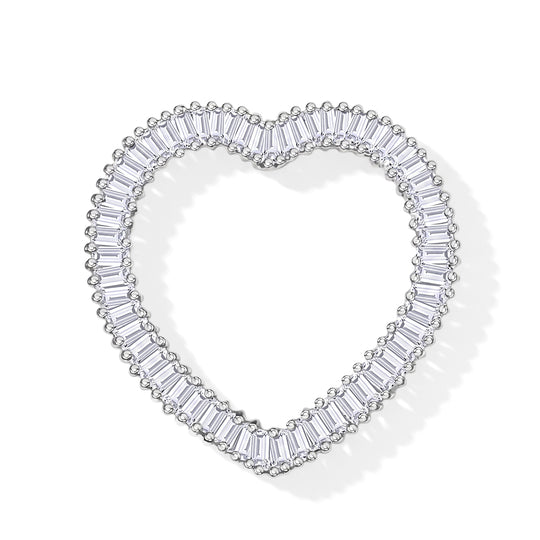 RHAPSODY IGI zertifizierter VS-EF Diamant Kreuz Anhänger in 950 Platin - 0,50 ct.