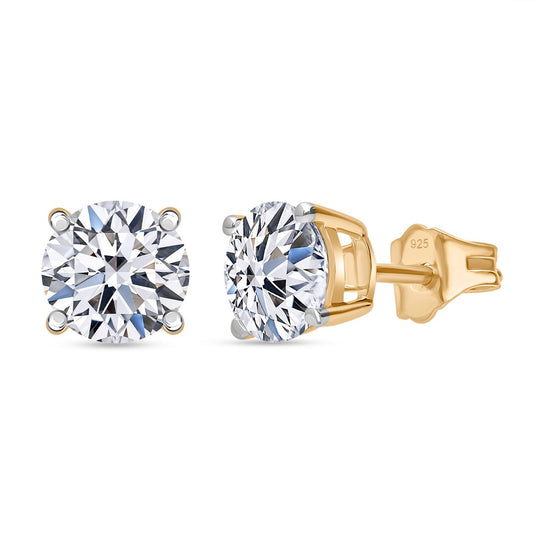 LUXURIANT DIAMOND - Lab Grown Diamant VS-GH SGL zertifiziert Ohrringe 925 Silber rhodiniert ca. 2,00 ct.