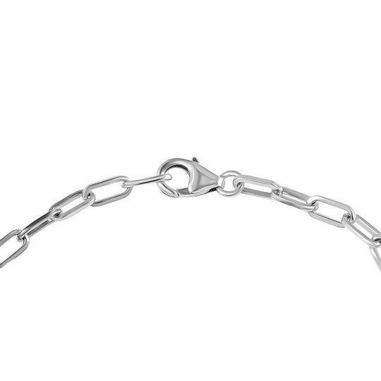 Pfau Quarz Triplette Armband ca. 19 cm 925 Silber rhodiniert ca. 36.30 ct