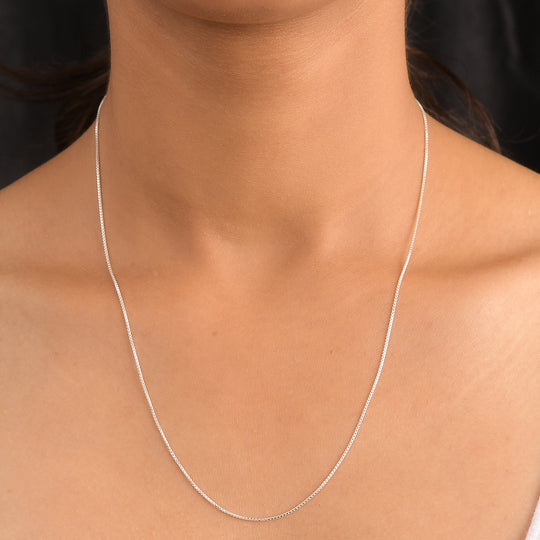 BANGKOK CLOSE OUT - Boxkette, 925 Silber, ca. 50 cm ca. 2,15g