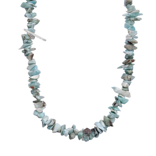 Betroka Blauer Apatit Kette 70 cm ca. 160.00 ct