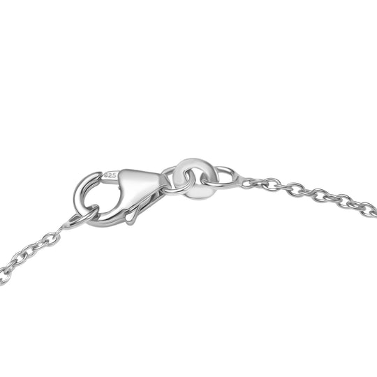 LUXURIANT DIAMOND - Lab Grown Diamant SI-GH Armband ca. 19 cm 925 Silber Rhodiniert ca. 0.15 ct