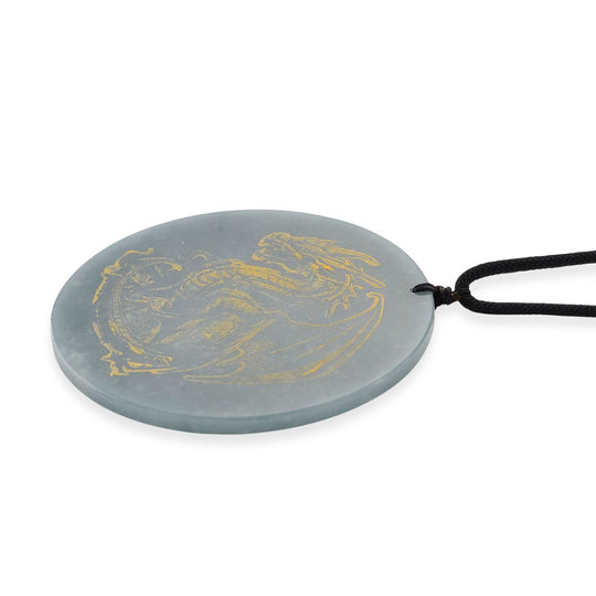 EXTREM SELTEN - Natürlicher Olmek Jadeit Kette, flexibel, ca. 180.00 ct
