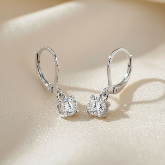 LUXURIANT DIAMOND - Lab Grown Diamant VS-GH Ohrringe 925 Silber rhodiniert ca. 1.00 ct