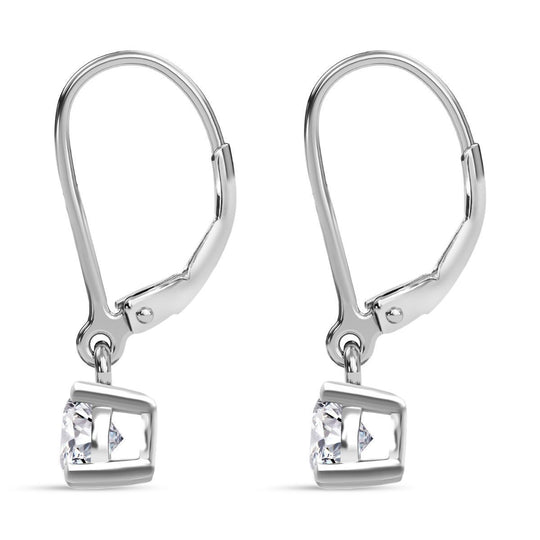 LUXURIANT DIAMOND - Lab Grown Diamant VS-GH Ohrringe 925 Silber rhodiniert ca. 1.00 ct