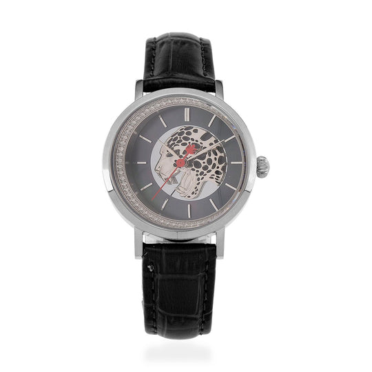William Hunt - Moissanit Uhr, Swiss Ronda Uhrwerk, 316L Edelstahl, Schwarz