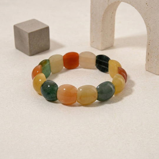Grüner Aventurin Armband Flexibel, ca. 200.00 ct