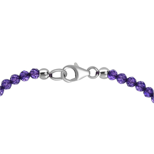 Labradorit Armband ca. 19 cm 925 Silber rhodiniert ca. 10.00 ct