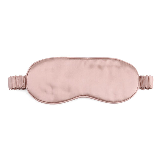 LA MAREY Signature - Schlafmaske aus 100% Maulbeerseide mit Seidenfüllung, Himmelblau