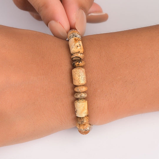 Bild Jasper Armband Flexibel cm ca. 120.00 ct