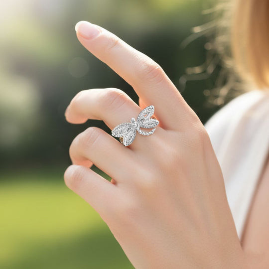 925 Silber Ring (Größe 18.00) ca. 5,27g