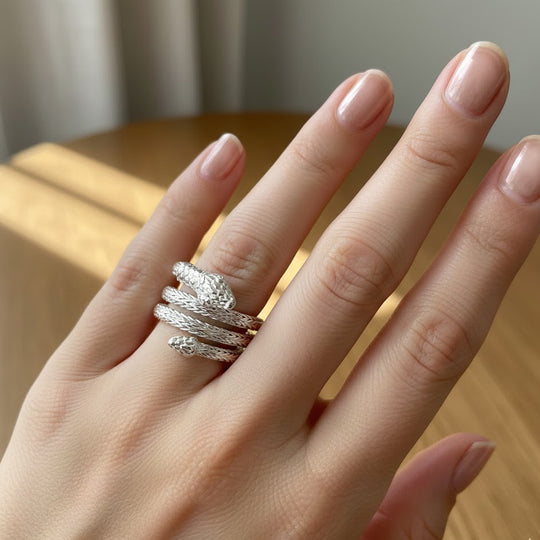 D'Joy 925 Silber Ring (Größe 19.00) ca. 8,80g