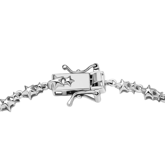 D'Joy Aurora Mondstein, Weißer Zirkon Armband ca. 20 cm 925 Silber rhodiniert ca. 8,03 ct.