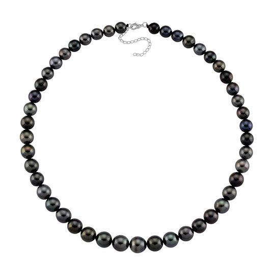 LUXORO Tahiti Perle (8-12mm) 45+5cm Halskette in 417 Weißgold