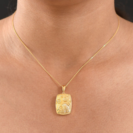 EVER TRUE Weißer Zirkon Anhänger Reine Bronze ca. 0.07 ct