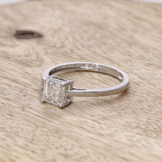 LUXURIANT DIAMOND - Lab Grown Diamant D-IF IGI zertifiziert Ring 950 Platin (Größe 20.00) ca. 1.00 ct
