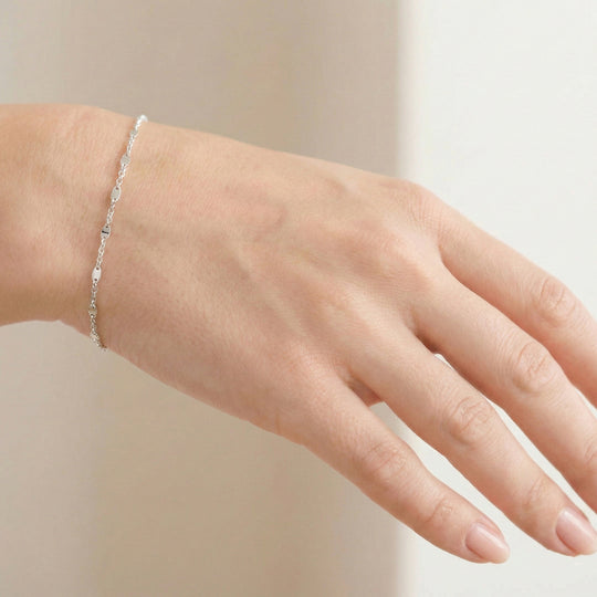 KONFETTI 925 Silber rhodiniert Armband ca. 18 cm + 2.5 cm Extender