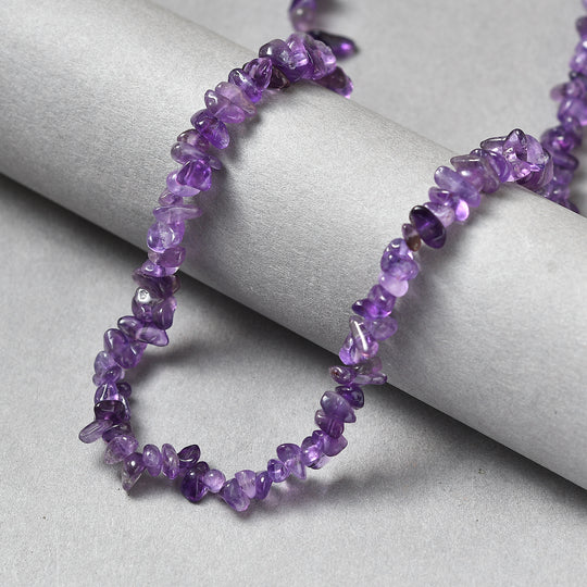 Afrikanischer Amethyst Halskette 76 cm ca. 157.00 ct