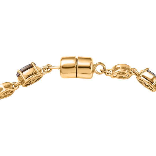D'Joy Ammolit Armband ca. 20 cm 925 Silber 750 Gelbgold Vermeil ca. 8,72 ct.