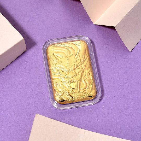 EXKLUSIVES GESCHENK - 999er Goldfolie mit Drache 10mg
