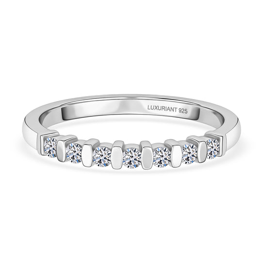 LUXURIANT DIAMOND - Lab Grown Diamant SI-GH Ring 925 Silber rhodiniert (Größe 19.00) ca. 0.20 ct