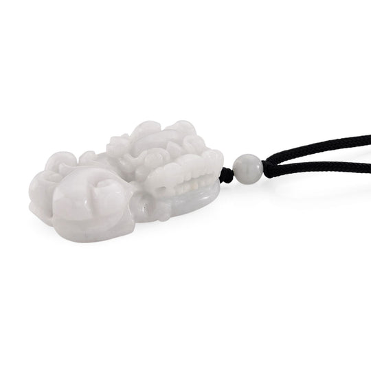 EXTREM SELTEN Natürliche Weiße Jadeit Jade Halskette Flexibles(ca. 70 cm) ca. 125.00 ct