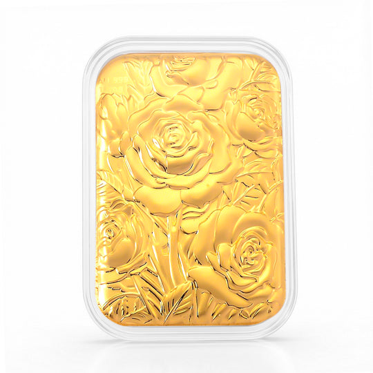 EXKLUSIVES GESCHENK 999er Goldbarren mit Engel-Motiv, 10mg