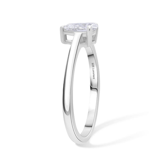LUXURIANT DIAMOND - Lab Grown Diamant VS-EF Ring 925 Silber rhodiniert (Größe 21.00) ca. 0.50 ct