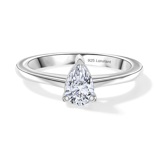 LUXURIANT DIAMOND - Lab Grown Diamant VS-EF Ring 925 Silber rhodiniert (Größe 21.00) ca. 0.50 ct