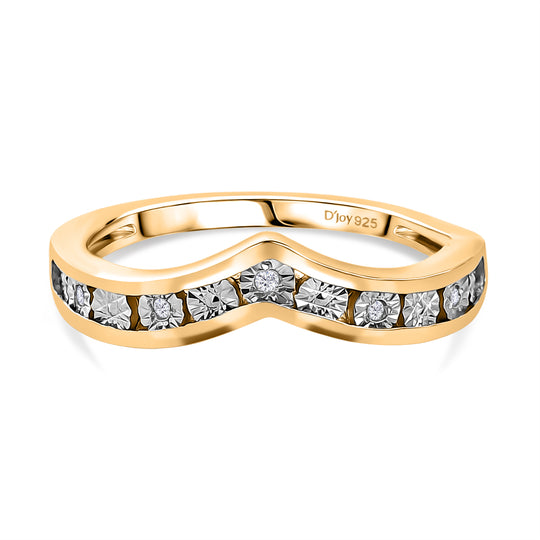 Weißer Diamant Ring 925 Silber rhodiniert (Größe 19.00)