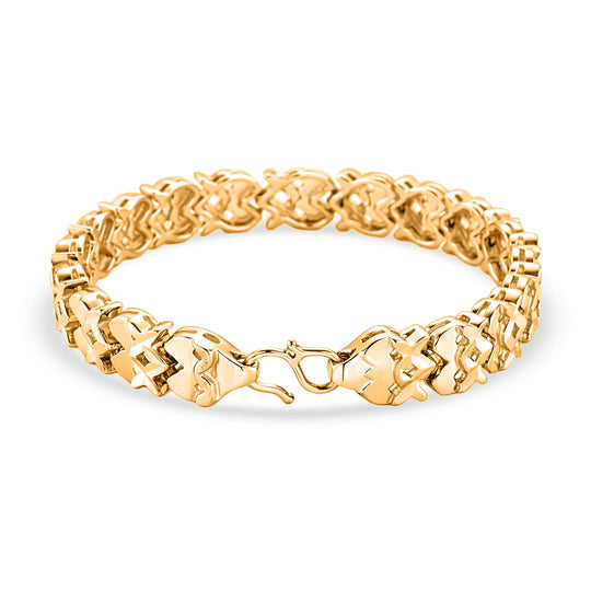Designer-Stil Nickelfreies Messing Armband ca. 19 cm ca. 22,50g