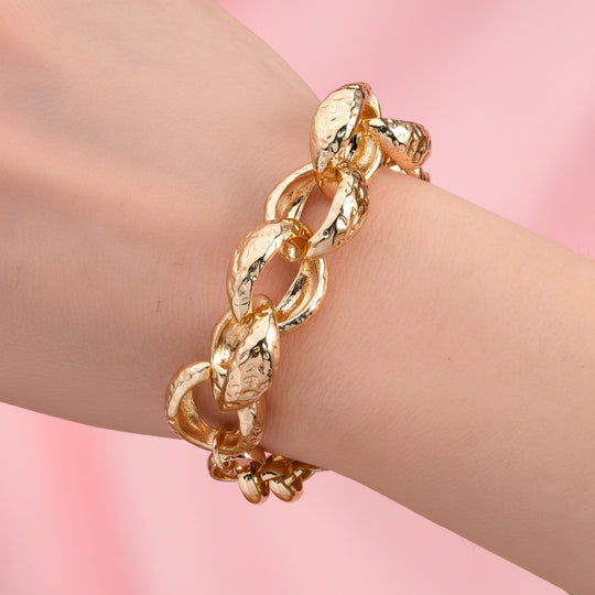 Gelb Armband ca. 19 cm + 5 cm Extender, ca. 31,50g