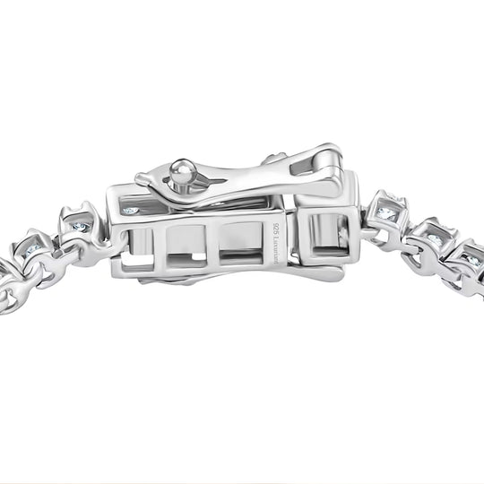 D'Joy Lab Grown Diamant I2-I3 Armband ca. 20 cm 925 Silber Rhodiniert ca. 1,00 ct.
