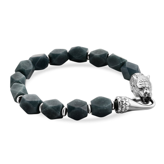 EXTREM SELTEN Natürlicher Olmek Jadeit Jade Armband, Tiger Verschluss ca. 19 cm ca. 140.00 ct