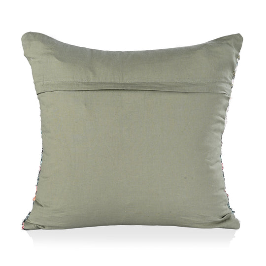 Digital bedruckter Kissenbezug mit Blumenmotiv, Baumwoll-Polyester-Mischgewebe, 45x45cm, Mehrfarbig