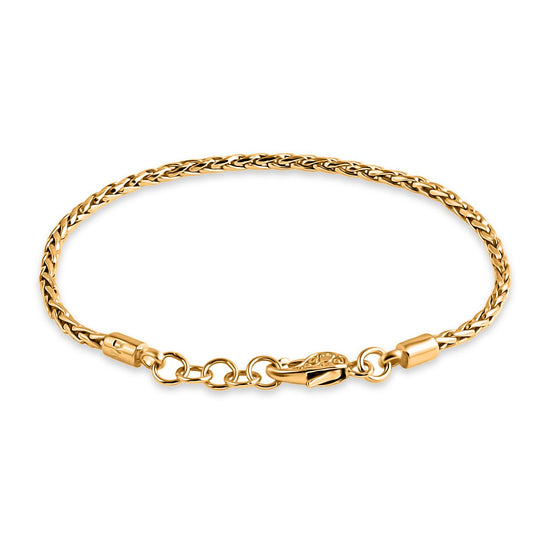 Royal Bali - D'Joy Padian Armband ca. 19 cm - 20 cm, 925 Silber 916 Gelbgold Vermeil ca. 7,55g