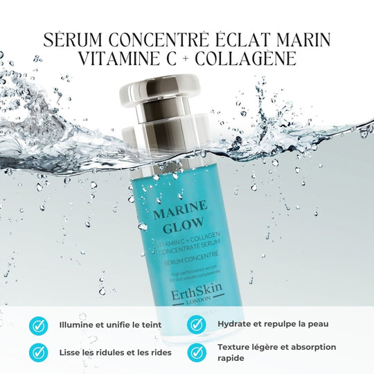 ErthSkin London - Marine Glow Vitamin C + Kollagen Konzentrat Serum