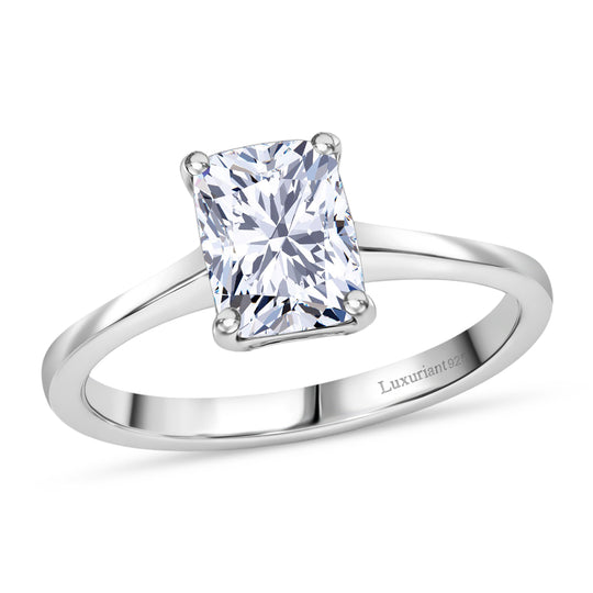 LUXURIANT DIAMOND - Lab Grown Diamant VS-EF Ring 925 Silber rhodiniert ca. 2,06 ct
