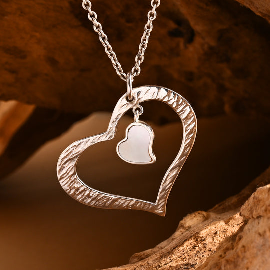 D'Joy Royal Bali - Perlmutt Anhänger 925 Silber 1.20 ct