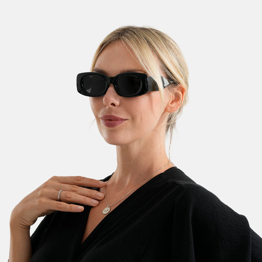 LA MAREY Sonnenbrille mit UV400 Schutz, polarisierte TAC-Gläser, PC-Rahmen, 15 x 15 cm, Grün