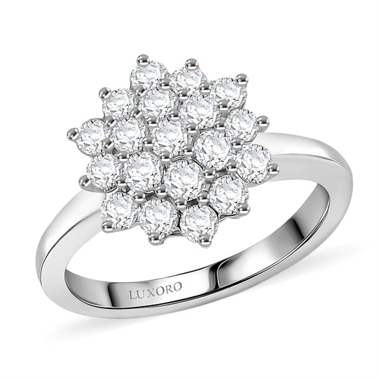 LUXORO Weißer Diamant I2 Ring 417 Gold (Größe 17.00) (10-16 Werktage Lieferzeit) ca. 1,03 ct
