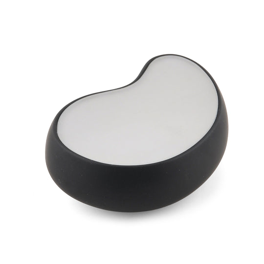 LIVMORE Nano-Kristall-Haarentferner mit Nano-Glas, Soft-Touch ABS-Gehäuse, 10x7x3,5cm, Schwarz